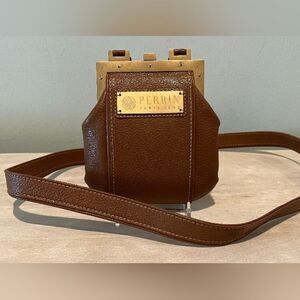 1 of a Kind Perrin Paris 2009 Attelage Line Prototyp Leather Crossbody B…